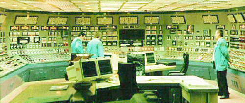 Control Room A Nuclear Plant Facility